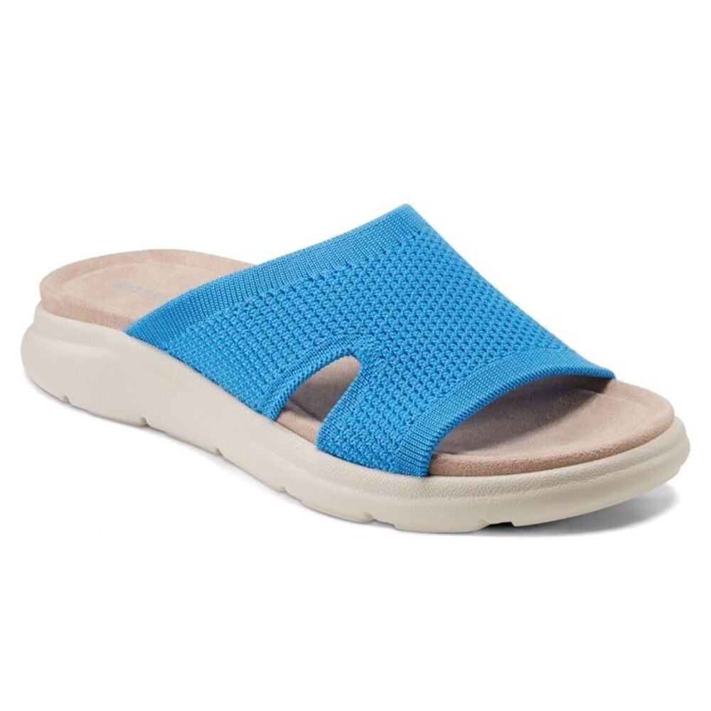 Easy Spirit Women's Amari Sporty Slide Sandals Blue Size 9